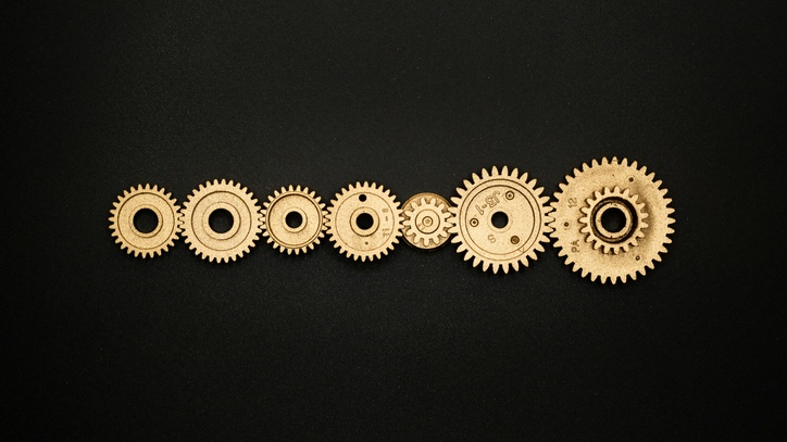 Ineinandergreifende Zahnräder